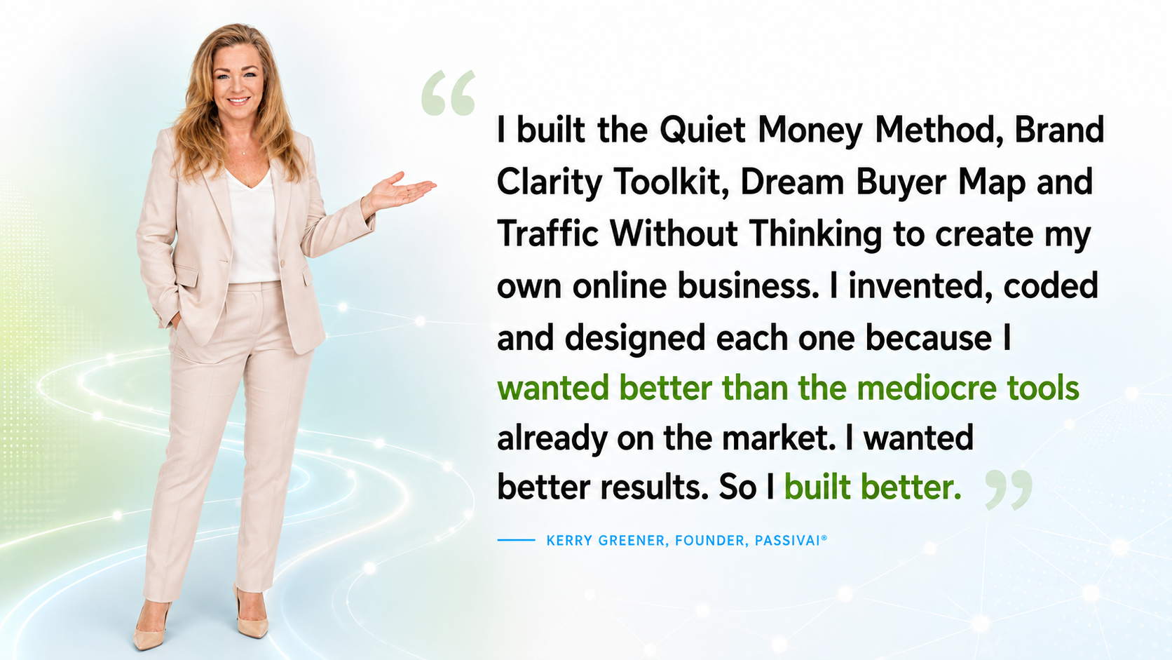 Kerry Greener on the 4WARD Business Toolkit